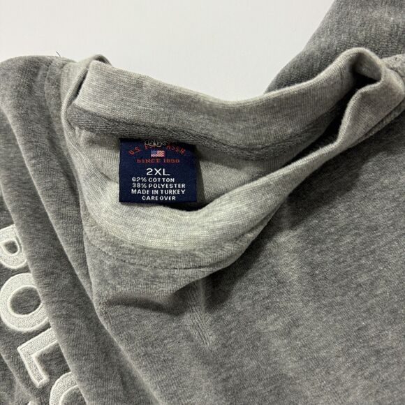 Woman's U.S. Polo Sport Ralph Lauren Fuzzy Long-sleeved Soft Sweatshirt SIZE 2XL - Picture 6 of 6